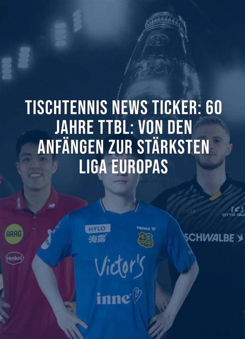 德甲60周年海报，樊振东站C位，排面超欧洲传奇！王励勤一句话，小胖归队有望